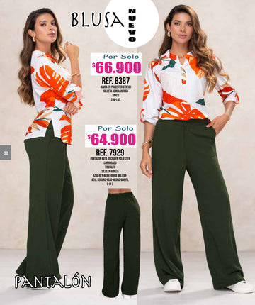 Pantalón Para Mujer 7929